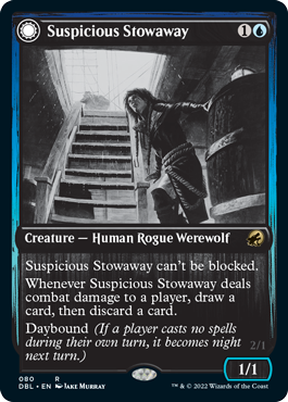 Suspicious Stowaway // Seafaring Werewolf [Innistrad: Double Feature] | Gaming Infinity