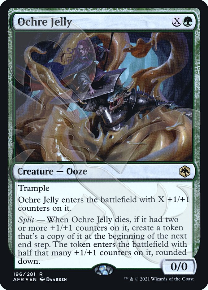 Ochre Jelly (Ampersand Promo) [Dungeons & Dragons: Adventures in the Forgotten Realms Promos] | Gaming Infinity