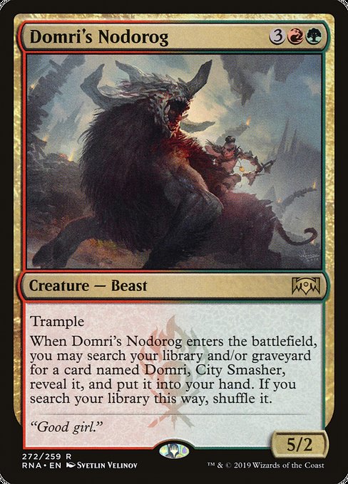 Domri's Nodorog [Ravnica Allegiance] | Gaming Infinity