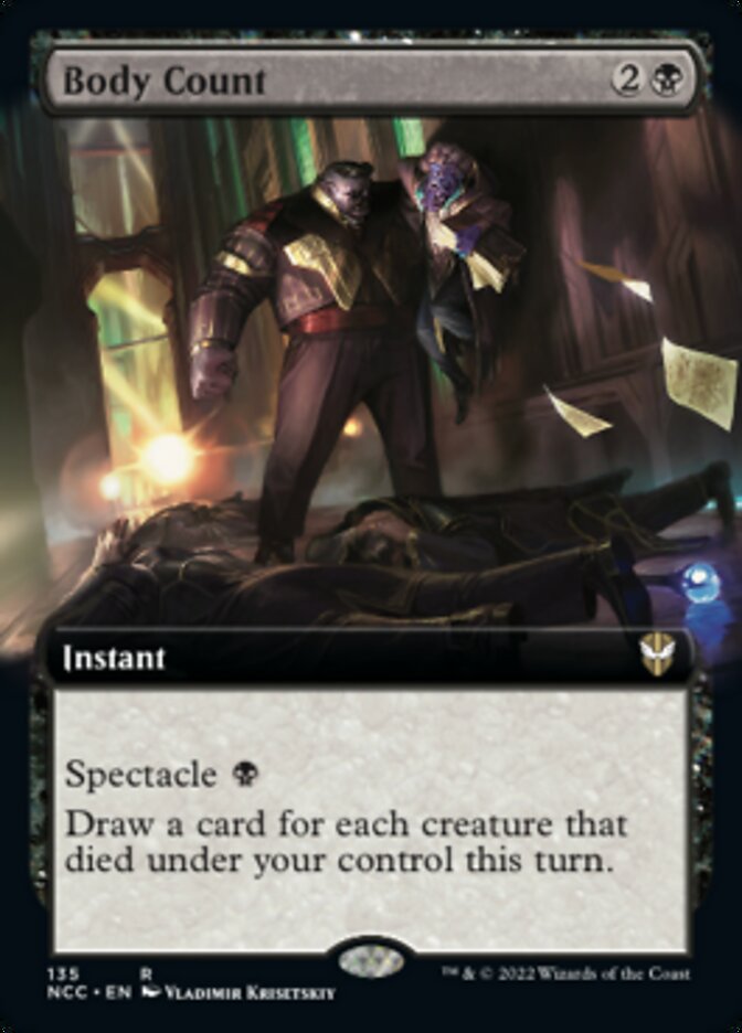 Body Count (Extended Art) [Streets of New Capenna Commander] | Gaming Infinity