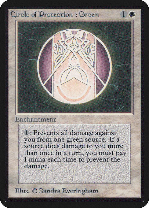 Circle of Protection: Green [Limited Edition Alpha] | Gaming Infinity