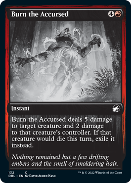Burn the Accursed [Innistrad: Double Feature] | Gaming Infinity