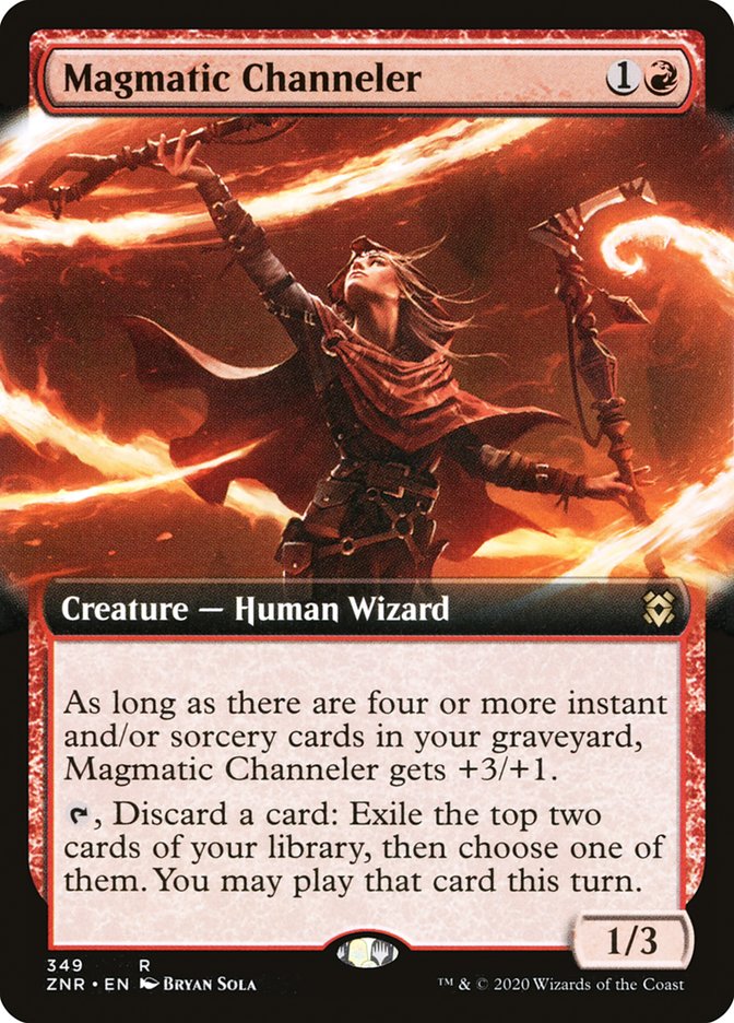 Magmatic Channeler (Extended Art) [Zendikar Rising] | Gaming Infinity