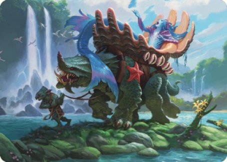 Vodalian Mindsinger Art Card [Dominaria United Art Series] | Gaming Infinity