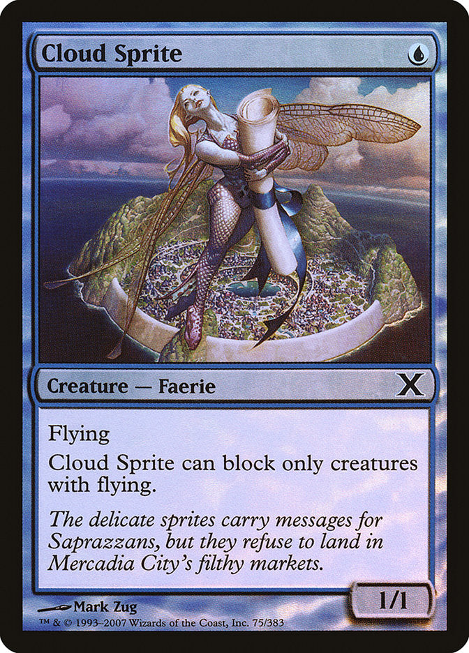 Cloud Sprite (Premium Foil) [Tenth Edition] | Gaming Infinity