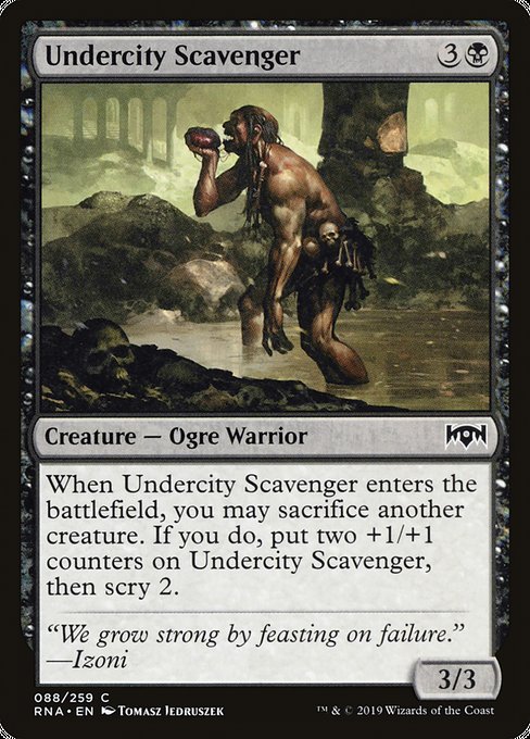 Undercity Scavenger [Ravnica Allegiance] | Gaming Infinity