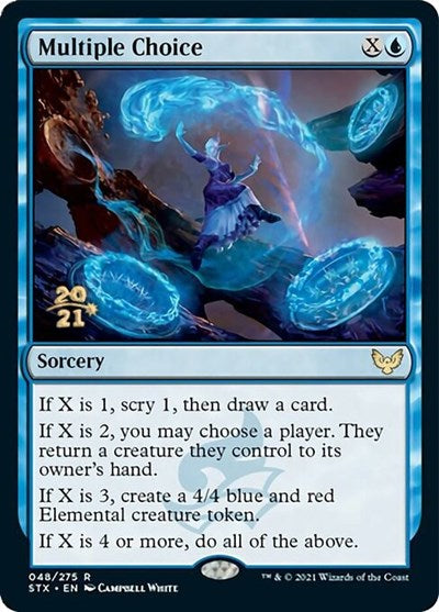 Multiple Choice [Strixhaven: School of Mages Prerelease Promos] | Gaming Infinity