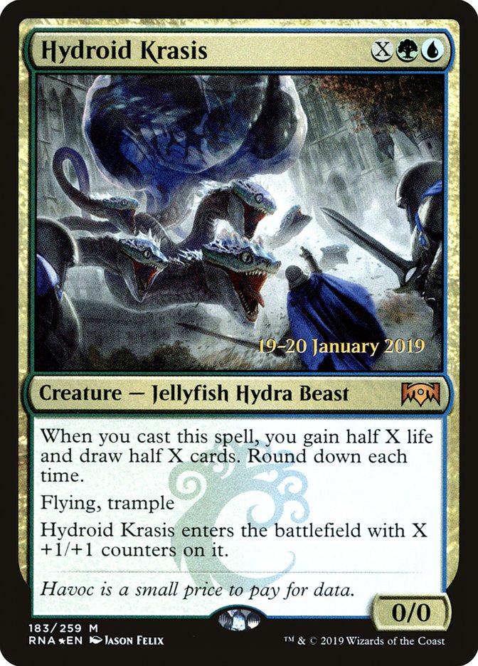 Hydroid Krasis [Ravnica Allegiance Prerelease Promos] | Gaming Infinity