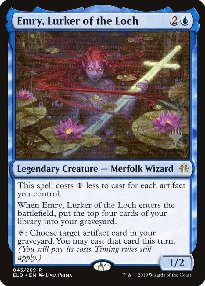 Emry, Lurker of the Loch (Promo Pack) [Throne of Eldraine Promos] | Gaming Infinity