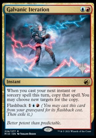 Galvanic Iteration (Promo Pack) [Innistrad: Midnight Hunt Promos] | Gaming Infinity