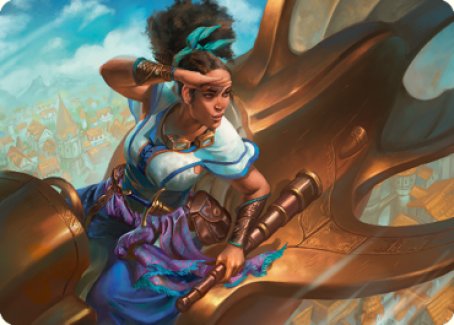 Talas Lookout Art Card [Dominaria United Art Series] | Gaming Infinity