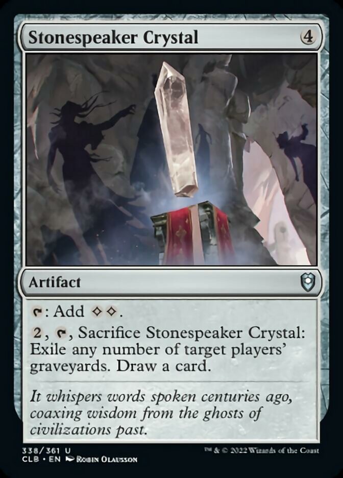 Stonespeaker Crystal [Commander Legends: Battle for Baldur's Gate] | Gaming Infinity