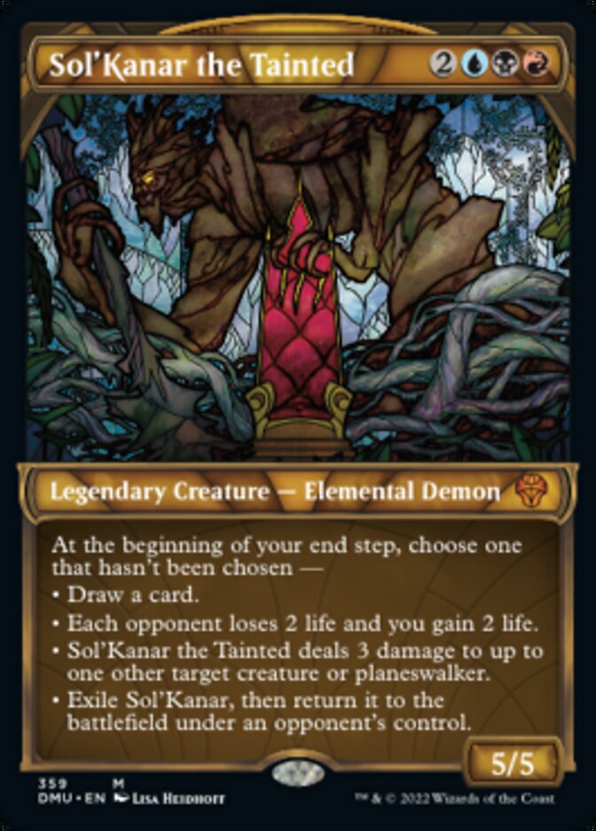 Sol'Kanar the Tainted (Showcase Textured) [Dominaria United] | Gaming Infinity