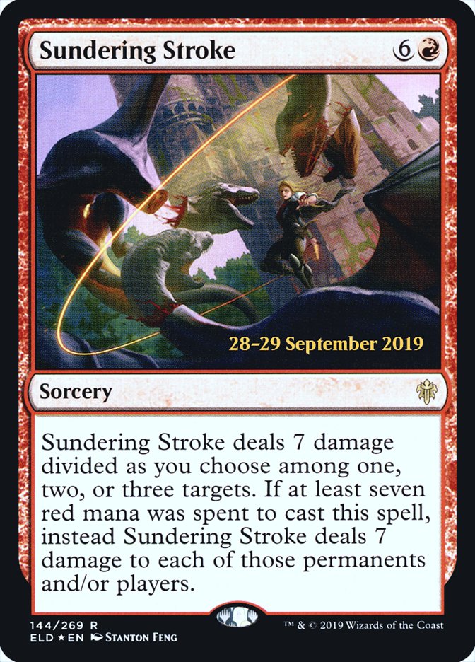 Sundering Stroke  [Throne of Eldraine Prerelease Promos] | Gaming Infinity