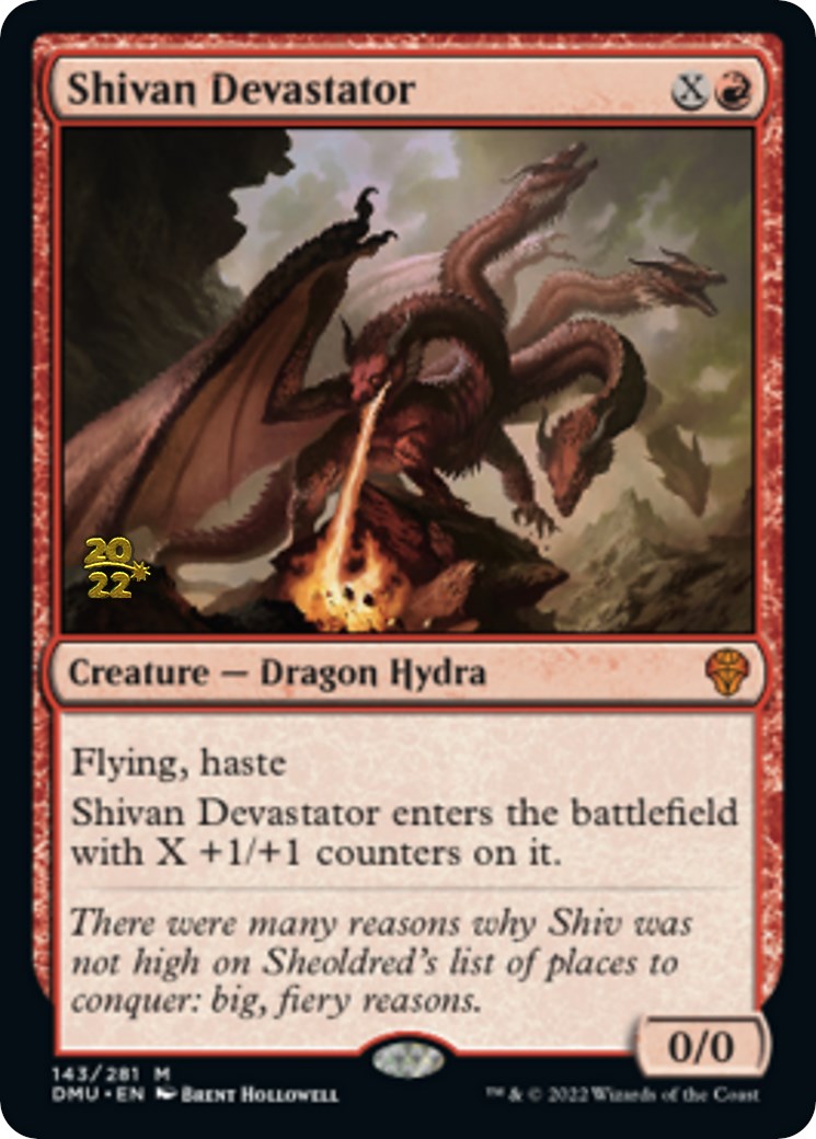 Shivan Devastator [Dominaria United Prerelease Promos] | Gaming Infinity