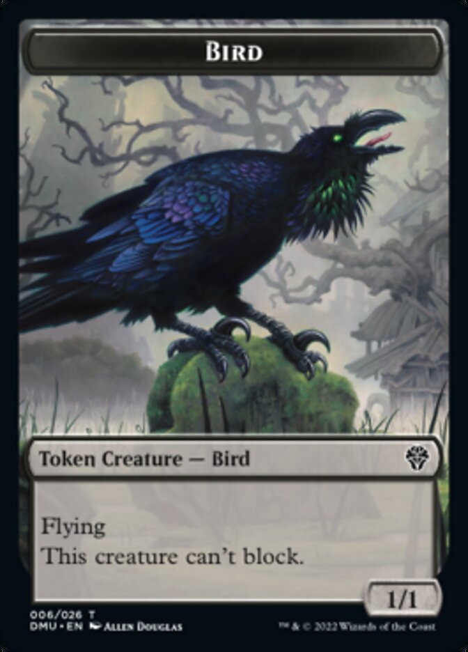 Bird Token (006) [Dominaria United Tokens] | Gaming Infinity