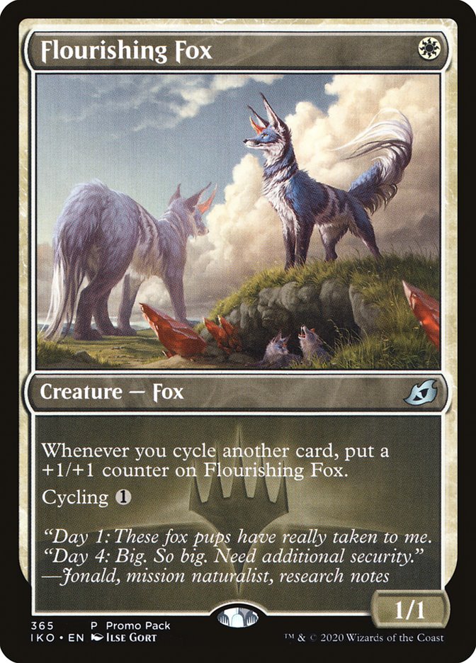 Flourishing Fox (Promo Pack) [Ikoria: Lair of Behemoths Promos] | Gaming Infinity