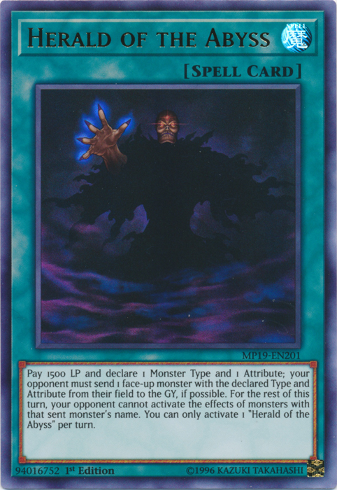 Herald of the Abyss [MP19-EN201] Ultra Rare | Gaming Infinity