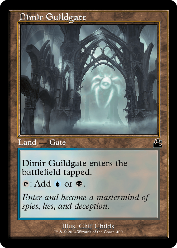 Dimir Guildgate (Retro Frame) [Ravnica Remastered] | Gaming Infinity