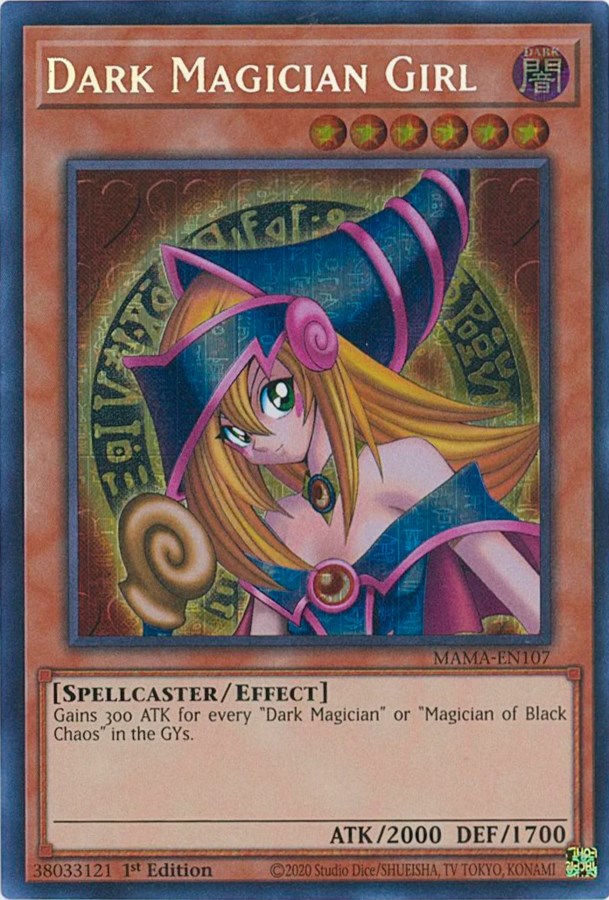 Dark Magician Girl [MAMA-EN107] Secret Pharaoh's Rare | Gaming Infinity