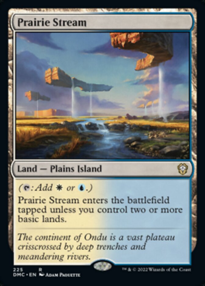 Prairie Stream [Dominaria United Commander] | Gaming Infinity