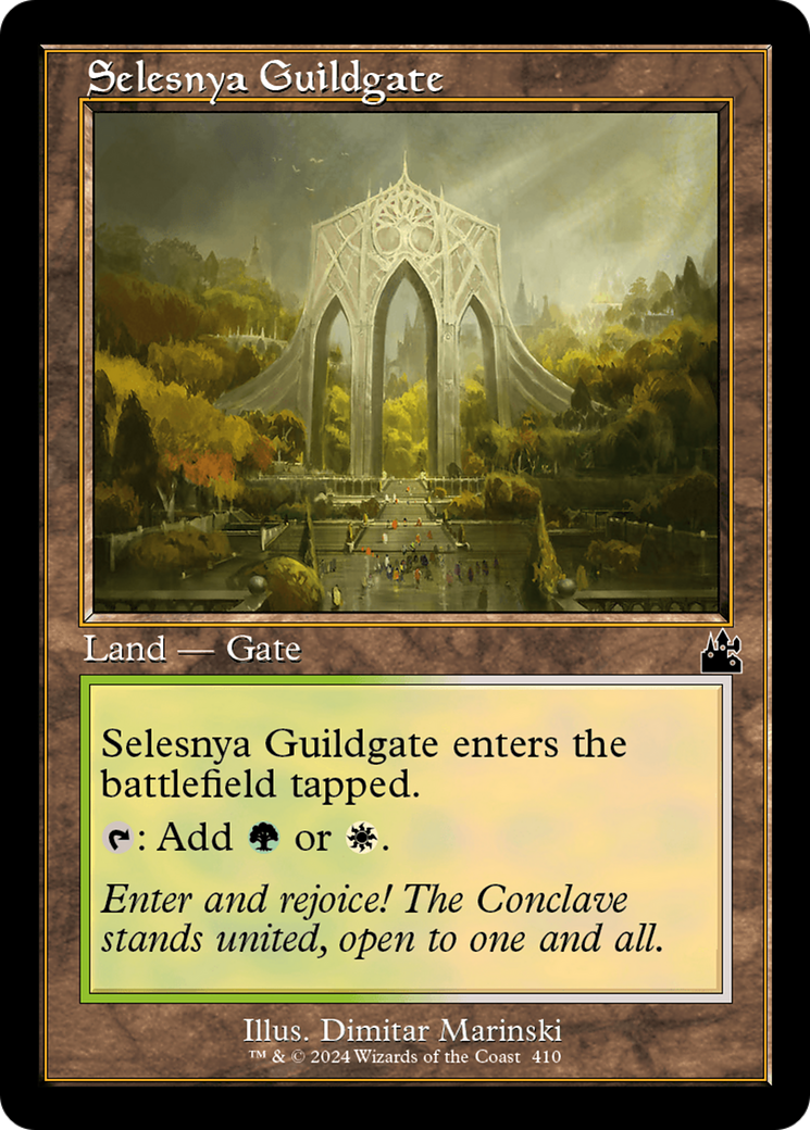 Selesnya Guildgate (Retro Frame) [Ravnica Remastered] | Gaming Infinity