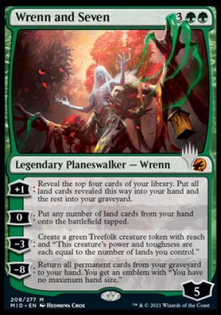 Wrenn and Seven (Promo Pack) [Innistrad: Midnight Hunt Promos] | Gaming Infinity