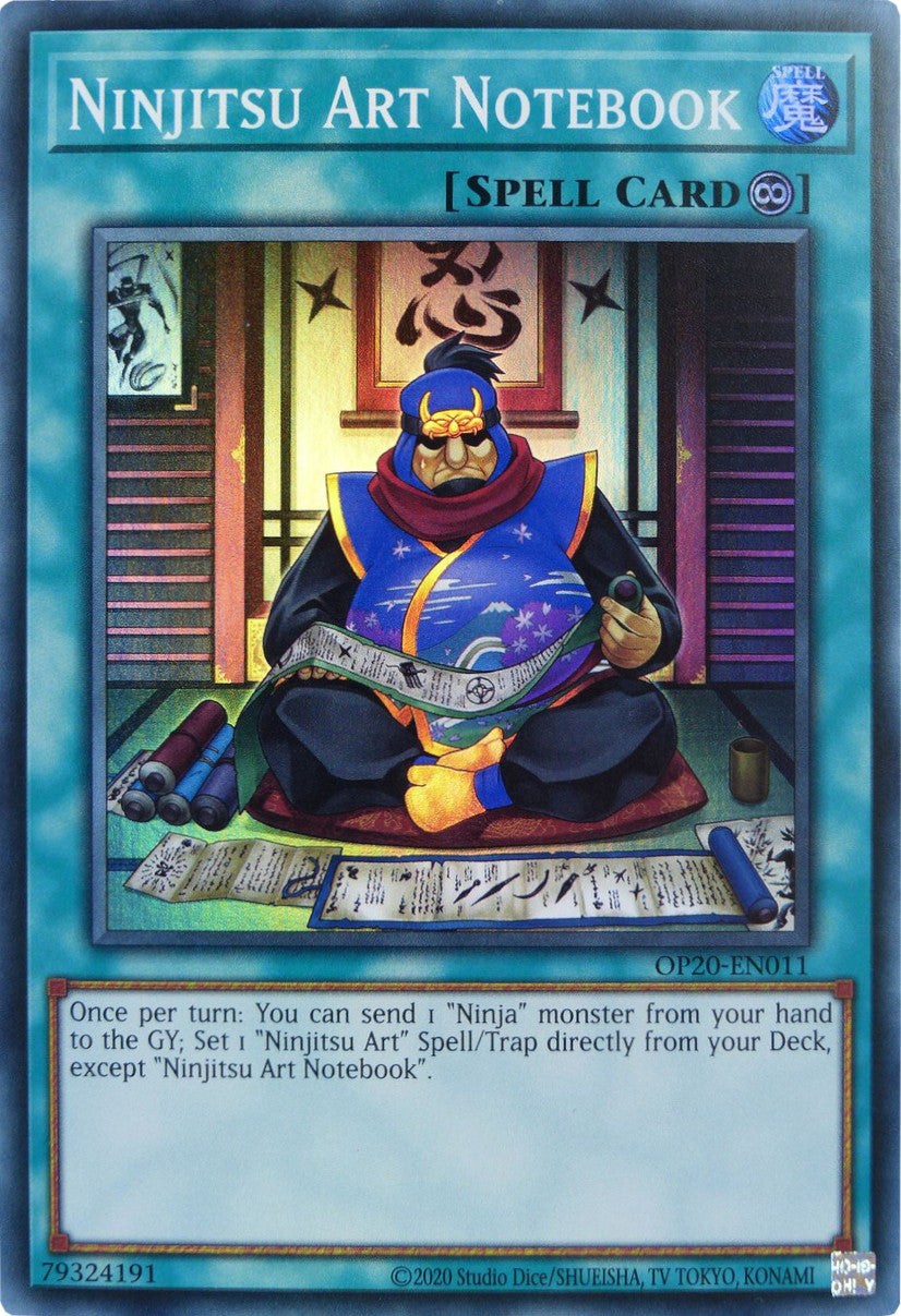 Ninjitsu Art Notebook [OP20-EN011] Super Rare | Gaming Infinity