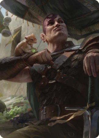 Minsc & Boo, Timeless Heroes Art Card (38) [Commander Legends: Battle for Baldur's Gate Art Series] | Gaming Infinity