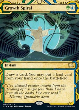 Growth Spiral (Etched Foil) [Strixhaven Mystical Archive] | Gaming Infinity
