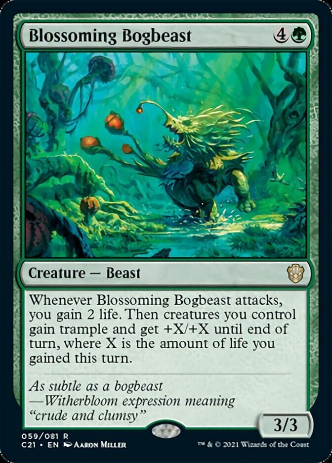 Blossoming Bogbeast [Commander 2021] | Gaming Infinity