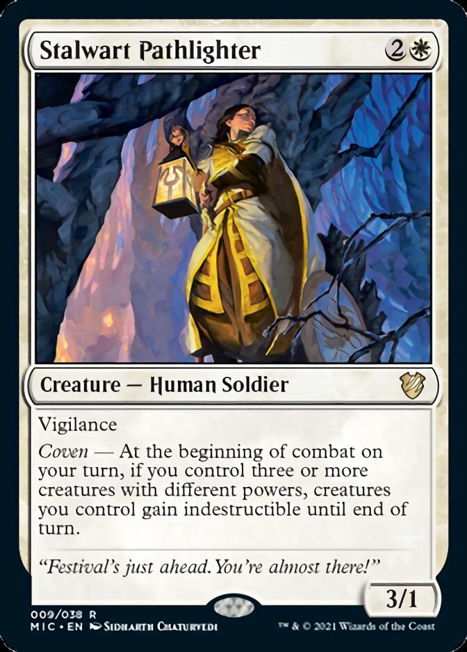 Stalwart Pathlighter [Innistrad: Midnight Hunt Commander] | Gaming Infinity