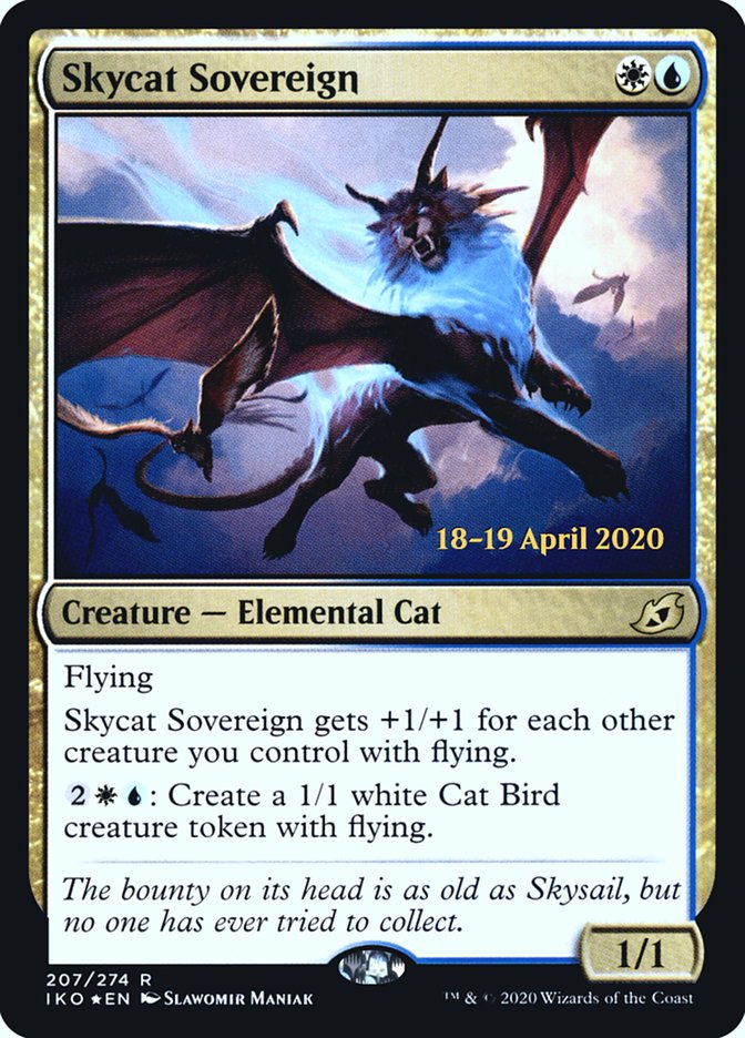 Skycat Sovereign  [Ikoria: Lair of Behemoths Prerelease Promos] | Gaming Infinity