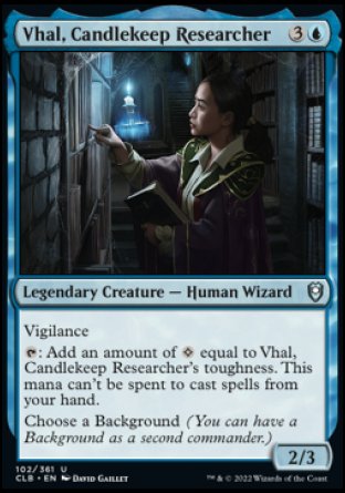 Vhal, Candlekeep Researcher [Commander Legends: Battle for Baldur's Gate] | Gaming Infinity