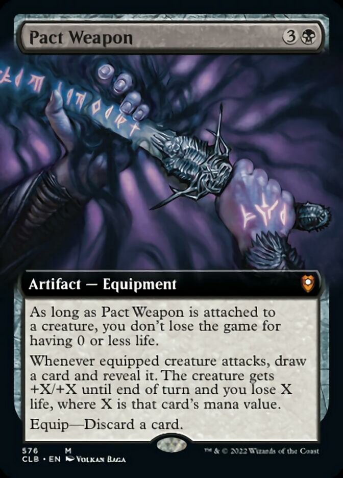 Pact Weapon (Extended Art) [Commander Legends: Battle for Baldur's Gate] | Gaming Infinity