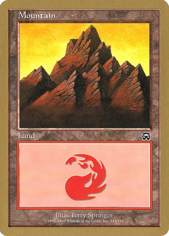 Mountain (jt343) (Jan Tomcani) (MMQ) [World Championship Decks 2001] | Gaming Infinity