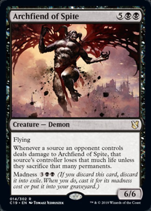 Archfiend of Spite [Commander 2019] | Gaming Infinity
