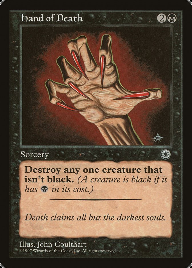 Hand of Death (With Creature Color Explanation) [Portal] | Gaming Infinity