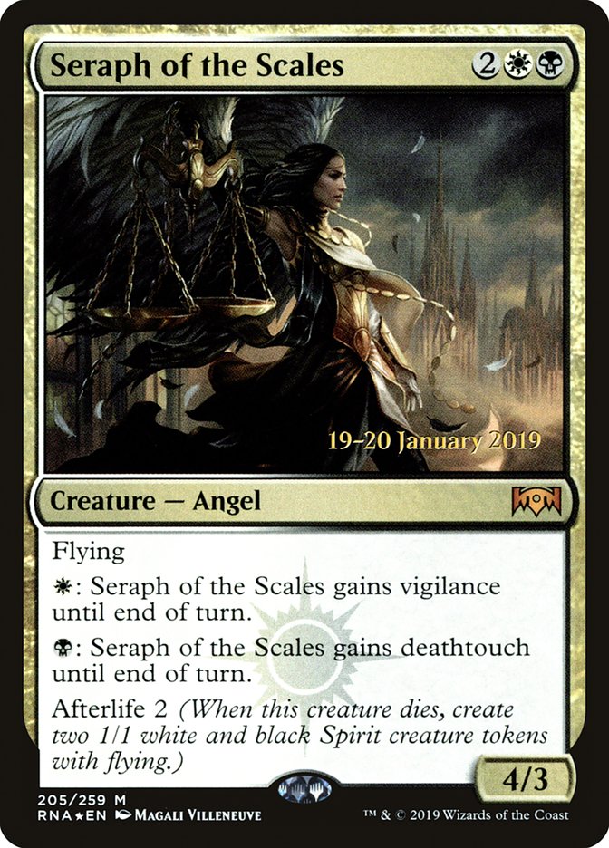 Seraph of the Scales [Ravnica Allegiance Prerelease Promos] | Gaming Infinity