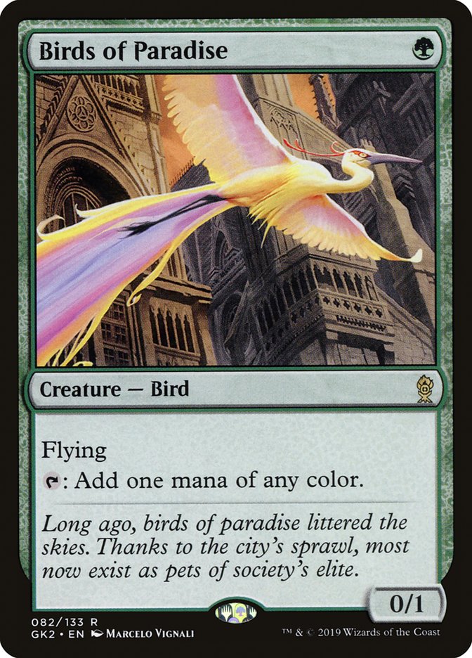 Birds of Paradise [Ravnica Allegiance Guild Kit] | Gaming Infinity