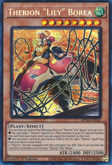 Therion "Lily" Borea [MP23-EN062] Prismatic Secret Rare | Gaming Infinity