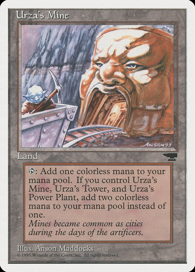 Urza's Mine (Mine Cart Entering Mouth) [Chronicles] | Gaming Infinity