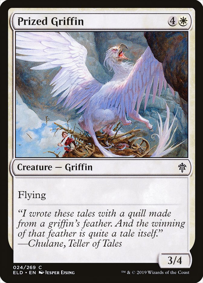 Prized Griffin [Throne of Eldraine] | Gaming Infinity