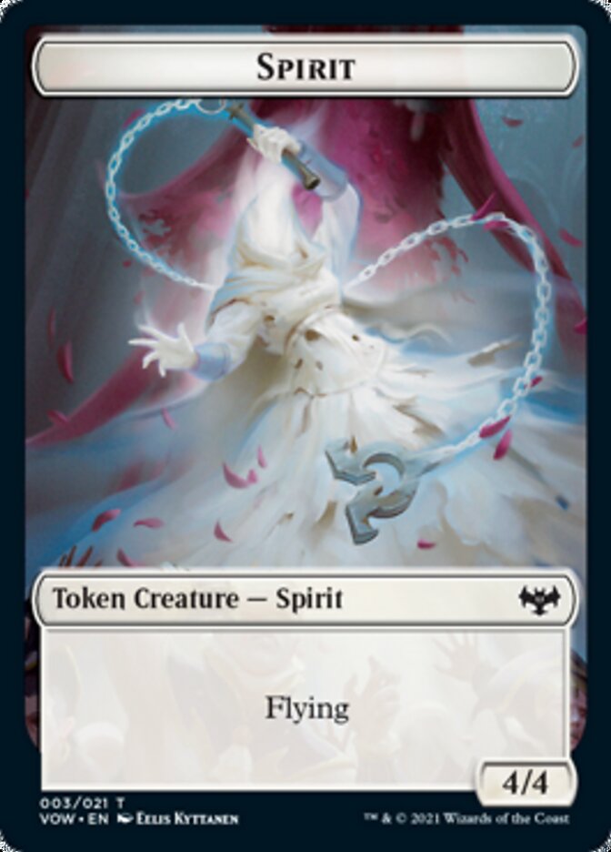 Spirit Token (003) [Innistrad: Crimson Vow Tokens] | Gaming Infinity