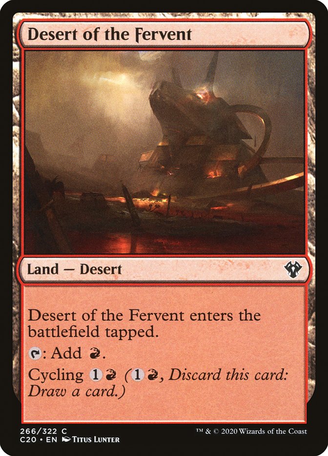 Desert of the Fervent [Commander 2020] | Gaming Infinity