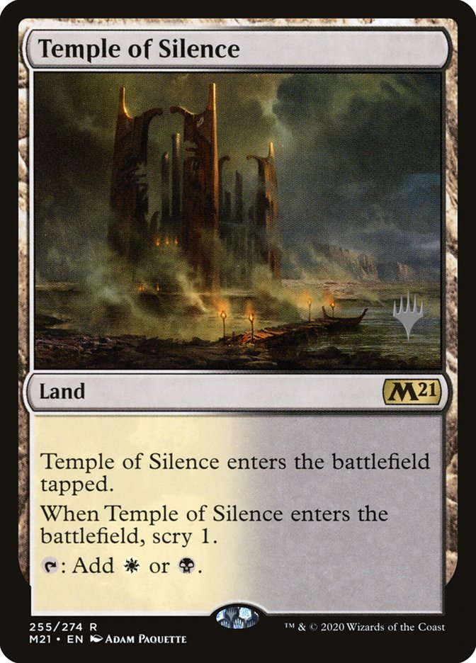 Temple of Silence (Promo Pack) [Core Set 2021 Promos] | Gaming Infinity