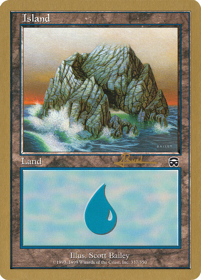 Island (ar337) (Antoine Ruel) [World Championship Decks 2001] | Gaming Infinity