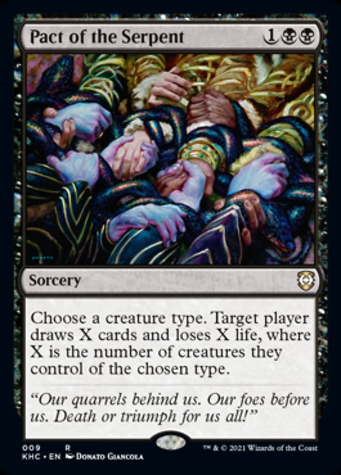 Pact of the Serpent [Kaldheim Commander] | Gaming Infinity