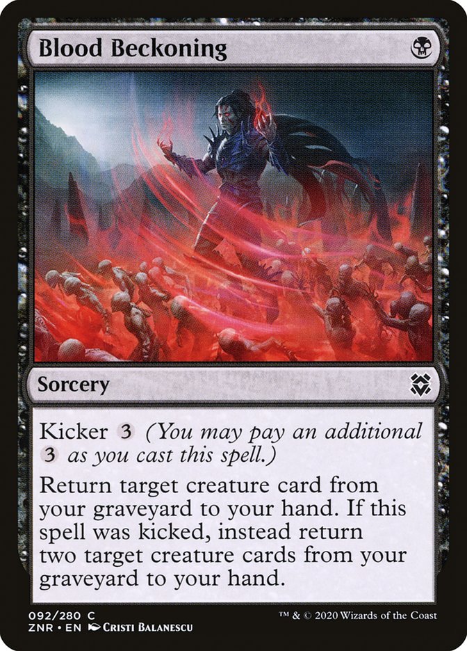 Blood Beckoning [Zendikar Rising] | Gaming Infinity