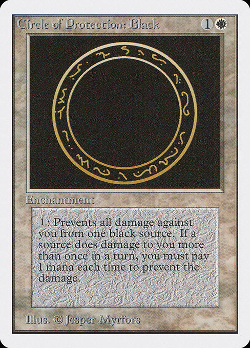 Circle of Protection: Black [Unlimited Edition] | Gaming Infinity